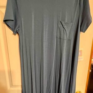 LuLaRoe Blue Short Sleeve Carly Dress